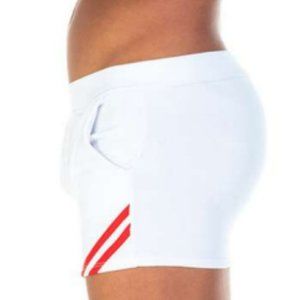 GIGO THIN FOREVER WHITE RED SHORTS